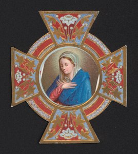 Portret van de Maagd Maria door European School